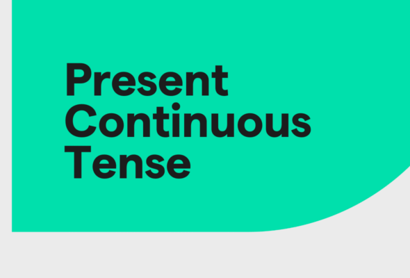 Present continuous tense