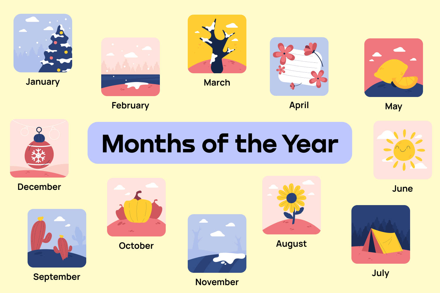 months of the year