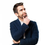 a man thinking
